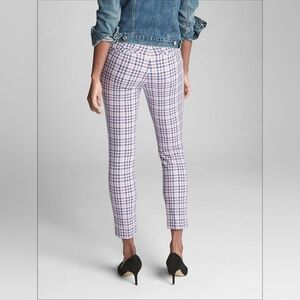​BNWOT Gap Signature Skinny Ankle Pants 2 Plaid Pink